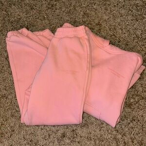 Pink Comfrt sweat set